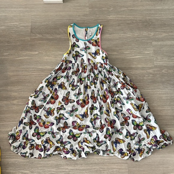 Stella McCartney butterfly summer dress with pockets - Picture 2 of 5